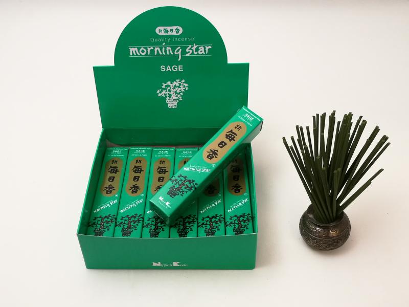 Morning Star Nippon Kodo – Confezione 3 Incensi Giapponesi: Cedro, Sandalo E Tè Verde, 600 Bastoncini