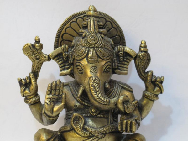 Detailreiche Messing Figur Ganesha zu kaufen